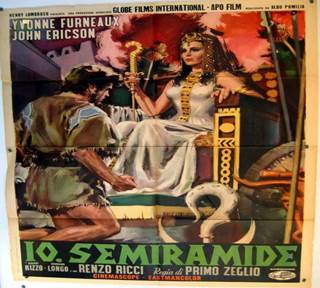 Poster italiano. Io Semiramide