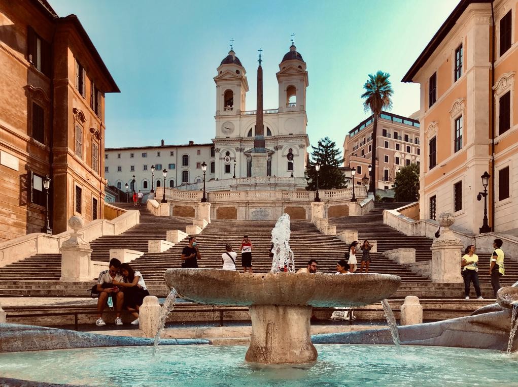 Alessandro Specchi y Francesco De Sanctis, Escalinata de la Plaza de Espaa, Roma. Fotografa de Daniel Basso.