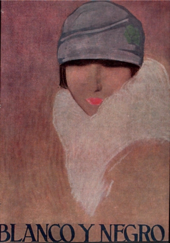 Portada de Blanco y negro. 18 abr. 1926, con obra de Manuel Benet.