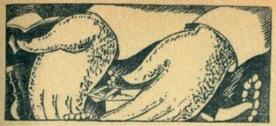 Dibujo de Gabriel Garc&iacute;a Maroto en Los de abajo. Madrid