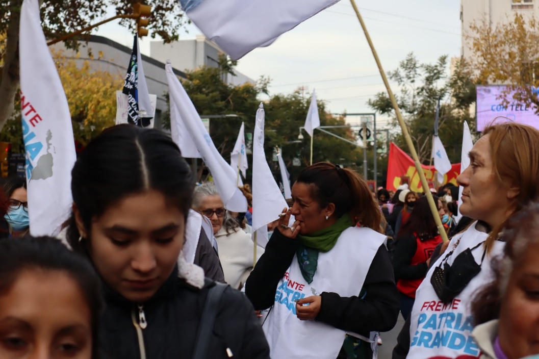 Marcha "Ni una menos". 3 de junio de 2022.