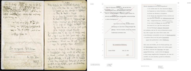 “Extrato do caderno de Nietzsche” N VII 3, p. 12 e 13