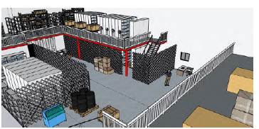 Estado actual del almac&eacute;n aeron&aacute;utico, vista sur 