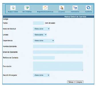 Diseño de pantallas del prototipo del software para la idea n.° 02 