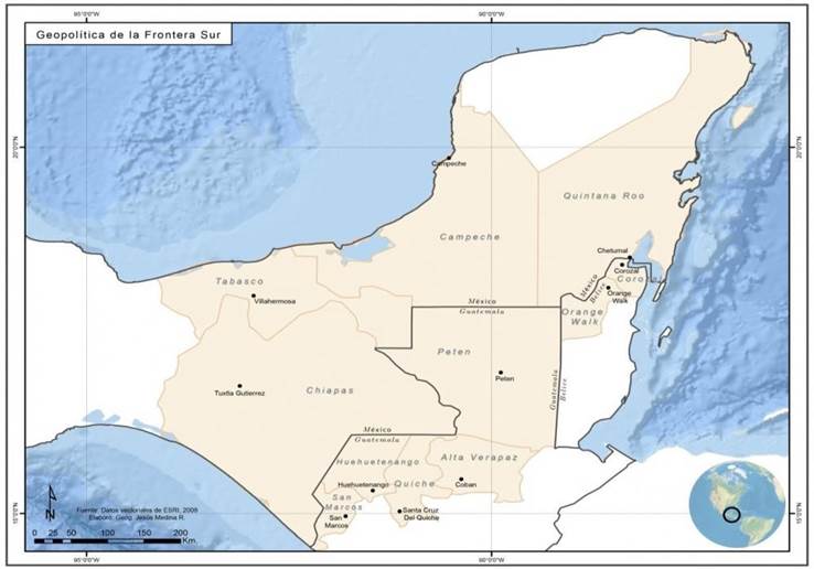 Geopoltica de la Frontera Sur