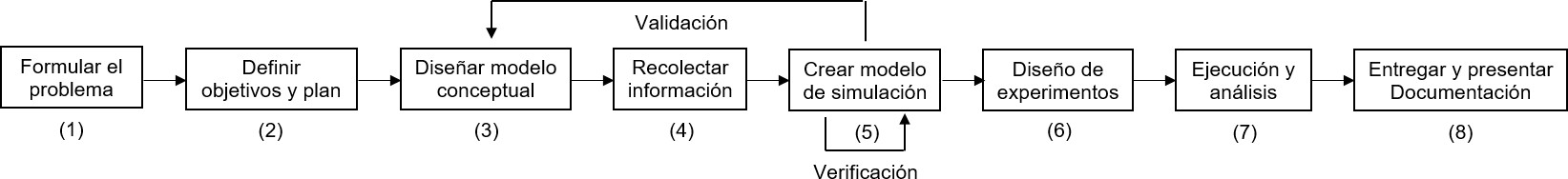 Pasos en un estudio de simulacin