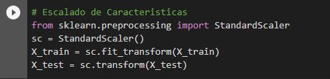 Implementacin para el escalamiento de datos.