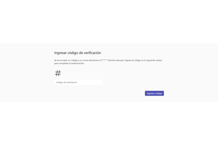 Dise�o de interfaz entregado en Sprint 5 en interfaz de ingreso de c�digo de verificaci�n por 2AF.