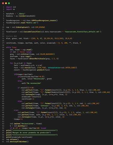 Script para la prediccin usando el modelo entrenado