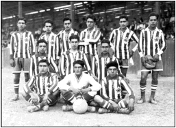 Foto
oficial equipo de f&uacute;tbol An&aacute;huac, 1930. 