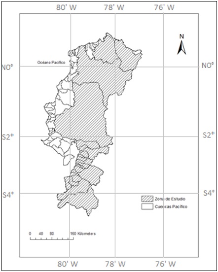 Cuencas hidrogr&aacute;ficas seleccionadas.