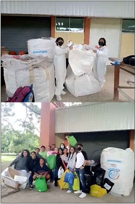 Clasificaci�n de los residuos en la zona asignada.