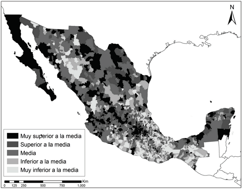 M�xico: municipios y su situaci�n de bienestar social, 2020