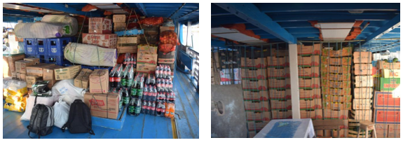 Carga de produtos partindo de Parintins (AM) rumo a Mau&eacute;s (AM)