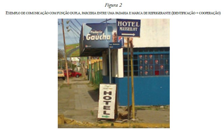 EXEMPLO DE COMUNICA��O COM FUN��O DUPLA, PARCERIA ENTRE UMA PADARIA E MARCA DE REFRIGERANTE (IDENTIFICA��O + COOPERA��O)
