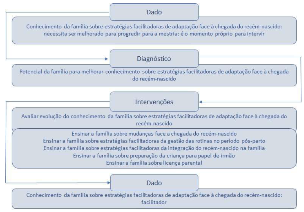 Representa��o do Modelo Hier�rquico da Ontologia de Enfermagem atrav�s de um exemplo do N� Conceptual "Prepara��o da fam�lia para a chegada do rec�m-nascido"