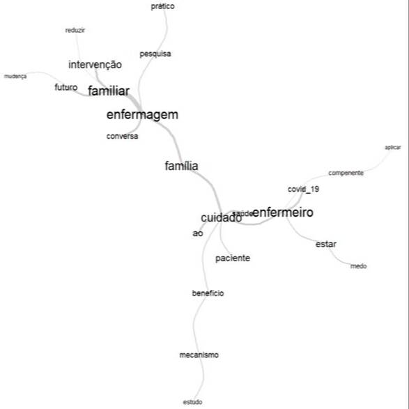 Resultados da anlise de similitude.