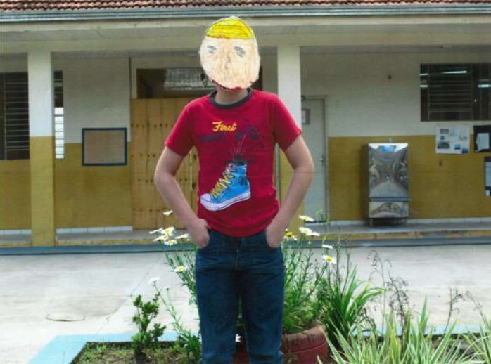 Figura 2: Selfie realizada pelo aluno R.