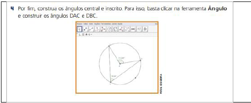 Figura 19: �ngulo inscrito e �ngulo central