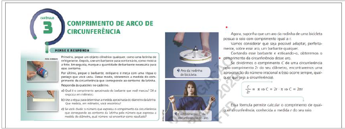 Figura 21: Calculando o comprimento de uma circunfer�ncia