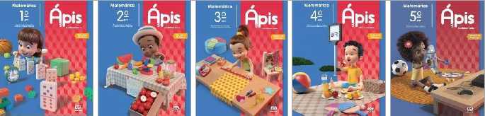 Figura 2 - Cole��o dos livros did�ticos de Matem�tica destinada aos AIEF