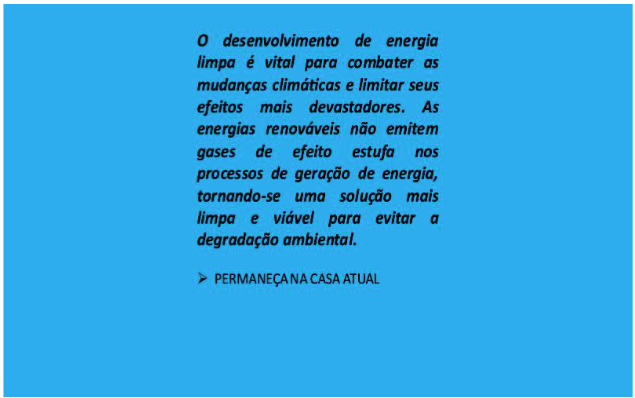 FIGURA 4: Exemplo de carta azul