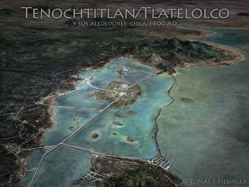Paisaje del entorno natural de la Ciudad de M�xico-Tenochtitl�n