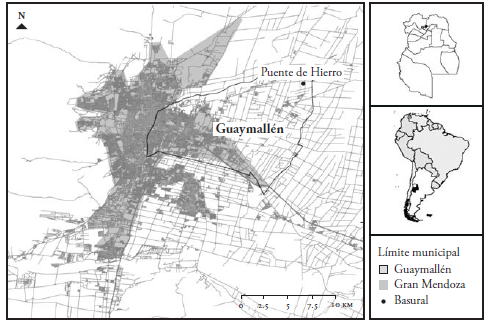 Localización del caso de estudio