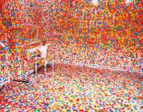 “Obliteration room” de Yayoi Kusama