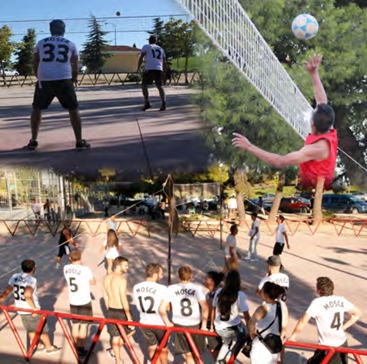 Collage de imágenes del proyecto Ecuavóley de Elgatoconmoscas.