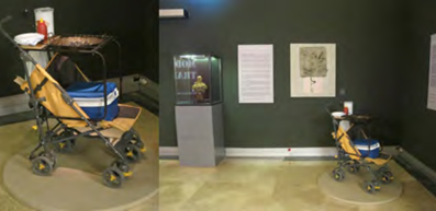 Carrito barbacoa en el Museo de América.