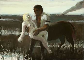 Centauro descamisado con cautiva (Daniel Santoro, 2008)