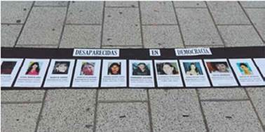 Otro detalle de la intervención Ni una muerte indiferente (Silvina D’Arrigo, 2018). Fuente: archivo personal Silvina D’Arrigo.