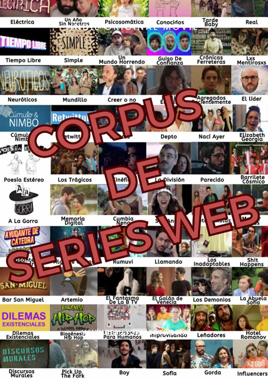Corpus de análisis de series web por año (Ader & Car, 2022). Elaboración propia. Fuente: UN3.TV