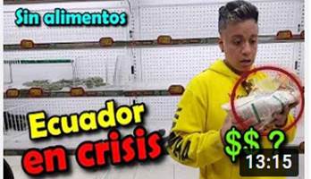 Captura de pantalla del video “Esto No es Venezuela es Ecuador en crisis”, generado por Christian Romero.