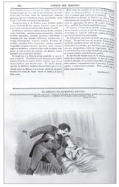 Imagen 6. Ilustración de la novela de Riviére, Correo del Domingo, núm. 83 (1865).