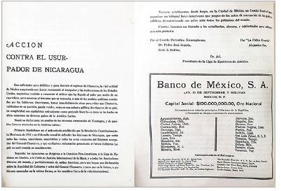 Dr. Atl, Alejandro Sux y el Comité Patriótico Nicaragüense, "Acción contra el usurpador de Nicaragua", ibid., núm. 2 (febrero de 1926): 1-2.