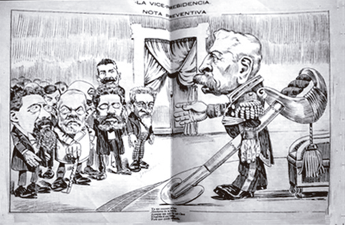 “La Vice-Presidencia. Nota preventiva”, El Ahuizote Jacobino, 1o. de enero de 1904.