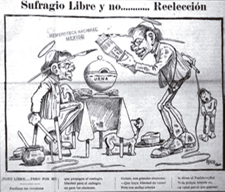 “Sufragio Libre y no…. Reelección”, San Lunes, 14 de febrero de 1910.