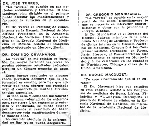“¿Es curable la avería?”, El Imparcial, 8 de junio de 1908.
