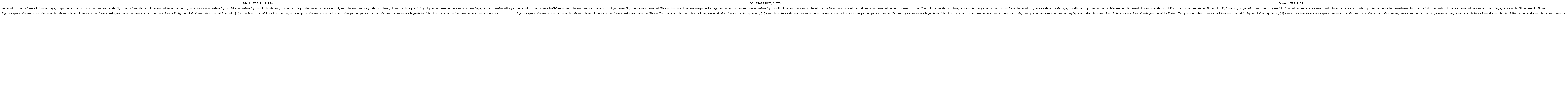 Tabla de variantes 1