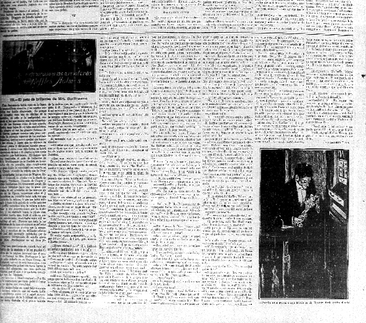 &ldquo;Las extraordinarias aventuras de Raffles Holmes&rdquo;, La Naci&oacute;n, Suplemento Ilustrado, 5 de abril de 1906: 2.