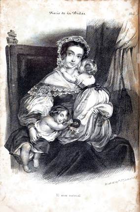 “El amor maternal”, Diario de los Nios, t. 3 (1840).42