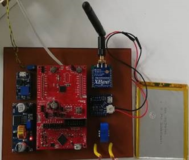 Vista superior de la placa base