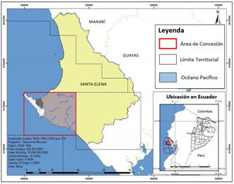 Mapa de ubicación del Campo Ancón