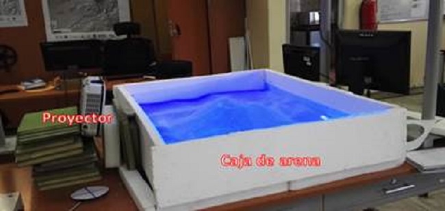 Centrado de sensor Kinect, espejo y proyecci&oacute;n de Imagen.