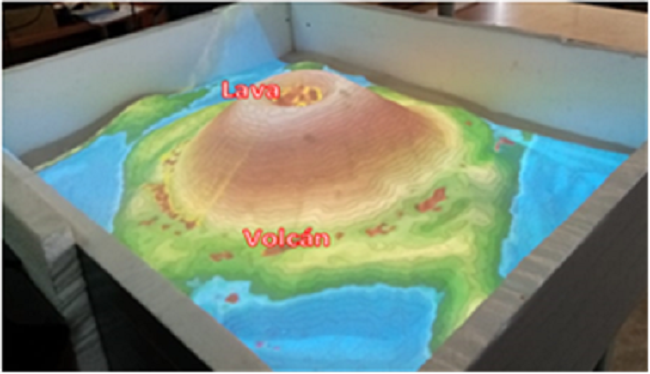 GS-Sandbox, simulaci&oacute;n de erupci&oacute;n volc&aacute;nica tipo Hawaiana.