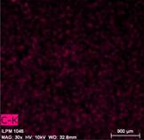 SEM-EDS, Materiales presentes al realizar el ensayo SEM-EDS, se identific&oacute; por coloraci&oacute;n 