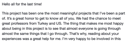 An excerpt from the Edmodo post
