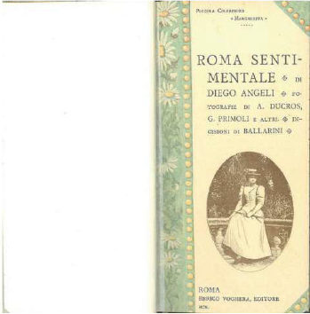 Diego Angeli, Roma sentimentale, ed. 1900, copertina.